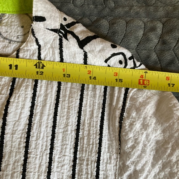 Ali Miles Artistic Three-Button Lightweight Tunic Top Shirt – Size Medium - Picture 10 of 12